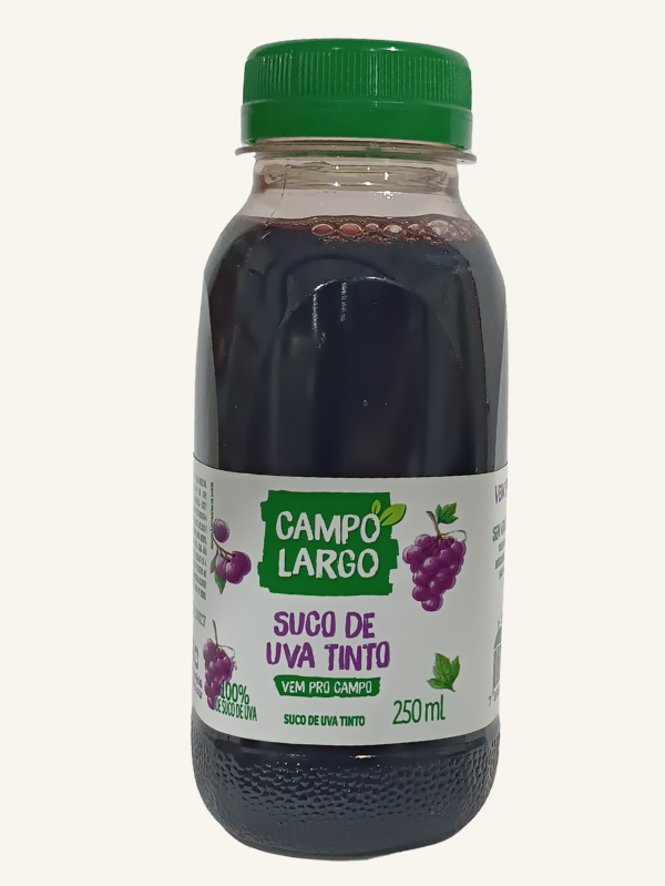 Suco de Uva Tinto Integral Campo Largo 250ml