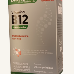Vitamina B12 – Suplemento Natural 30 Comprimidos