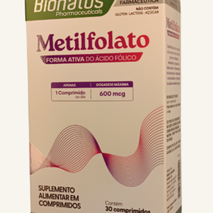 Metilfolato – Forma Ativa do Ácido Fólico 600 mcg