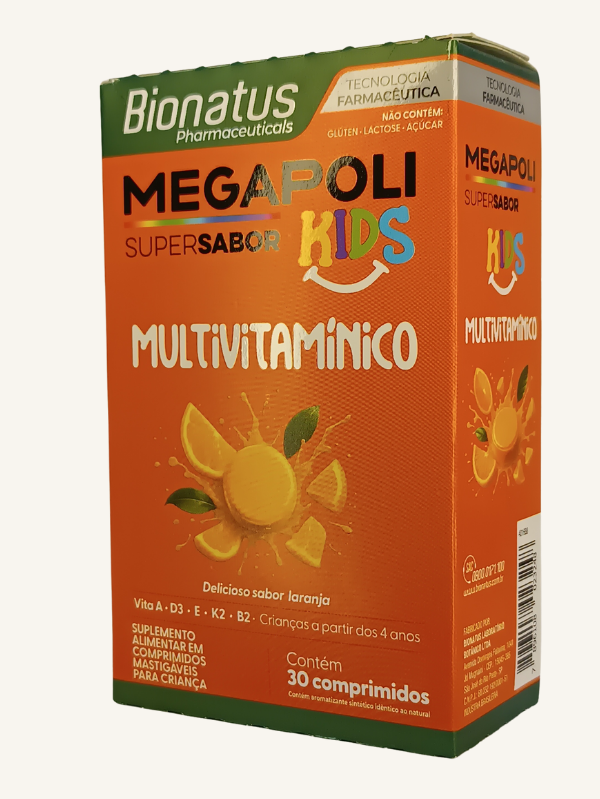 Megapoli Kids Multivitamínico – Suplemento Infantil Mastigável