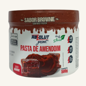 Pasta de Amendoim Sabor Brownie com Whey Protein