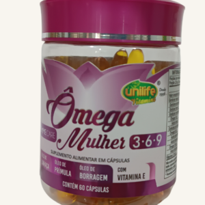 Ômega Mulher 3-6-9 – Suplemento Feminino Natural com Vitamina E