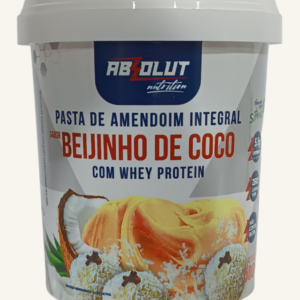 Pasta de Amendoim Integral Beijinho de Coco com Whey