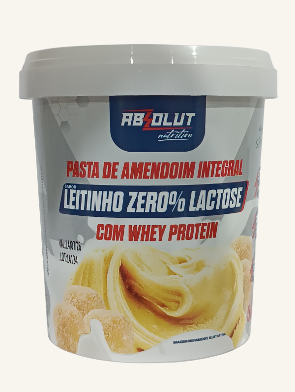 Pasta de Amendoim Integral Leitinho com Whey - Zero Lactose