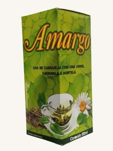 AMARGO CHÁ DE CARQUEJA COM CHÁ VERDE CAMOMILA E HORTELÃ