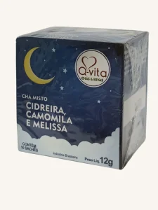 CHÁ MISTO CIDREIRA CAMOMILA E MELISSA