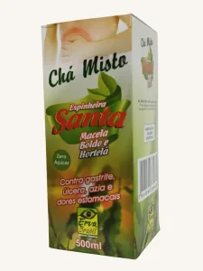 CHÁ MISTO ESPINHEIRA SANTA MACELA BOLDO E HORTELÃ