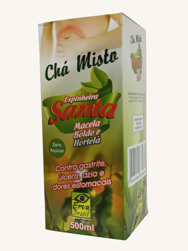 CHÁ MISTO ESPINHEIRA SANTA MACELA BOLDO E HORTELÃ