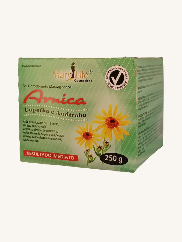 GEL DESODORANTE MASSAGEADOR ARNICA COPAÍBA E ANDIROBA