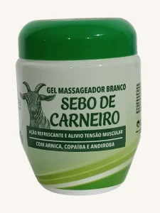 GEL MASSAGEADOR BRANCO SEBO DE CARNEIRO