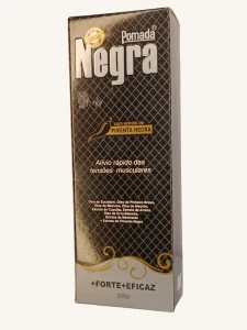 POMADA NATURA COM EXTRATO DE PIMENTA NEGRA
