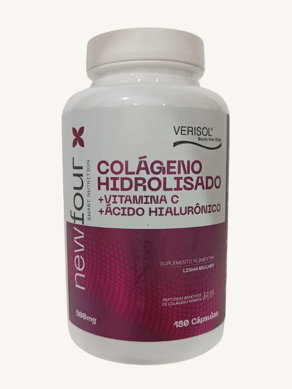 COLÁGENO HIDROLISADO MAIS VITAMINA C MAIS ÁCIDO HIALURÔNICO