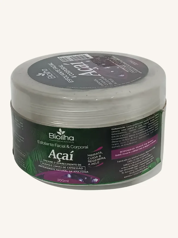 ESFOLIANTE FACIAL E CORPORAL AÇAÍ