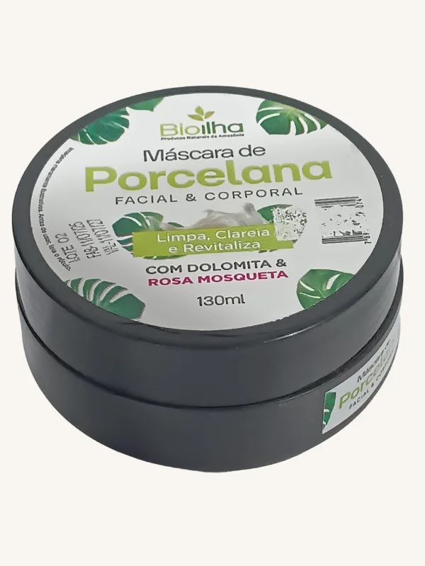 MASCARA DE PORCELANA FACIAL E CORPORAL