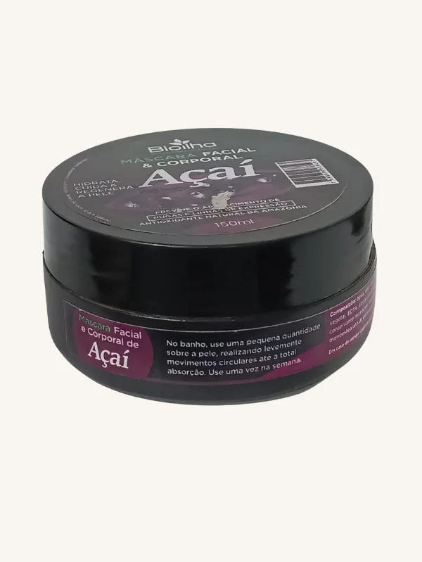 MASCARA FACIAL E CORPORAL AÇAÍ