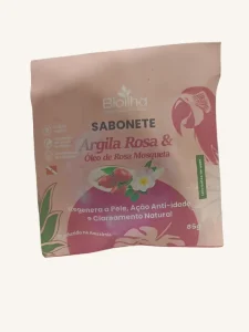 SABONETE ARGILA ROSA ÓLEO DE ROSA MOSQUETA