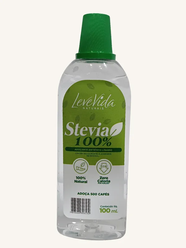 ADOÇANTE DIETÉTICO LÍQUIDO STEVIA 100 PERCENT