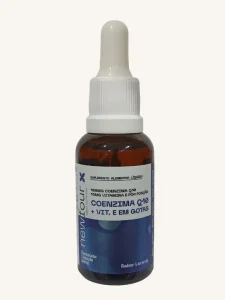 COENZIMA Q10 + VIT. E EM GOTAS SABOR LARANJA