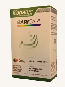 BARICARE VITA B1, B12+ FERRO FRUTAS VERMELHAS
