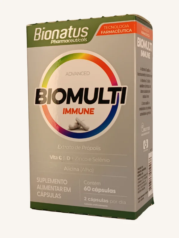 BIOMULT IMUNE VITA C&D+ZINCO E SELÊNIO