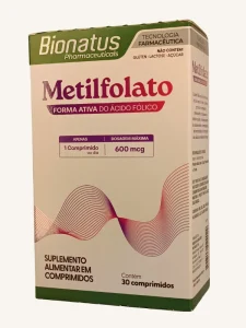 METILFOLATO FORMA ATIVA DO ÁCIDO FÓLICO 600MCG