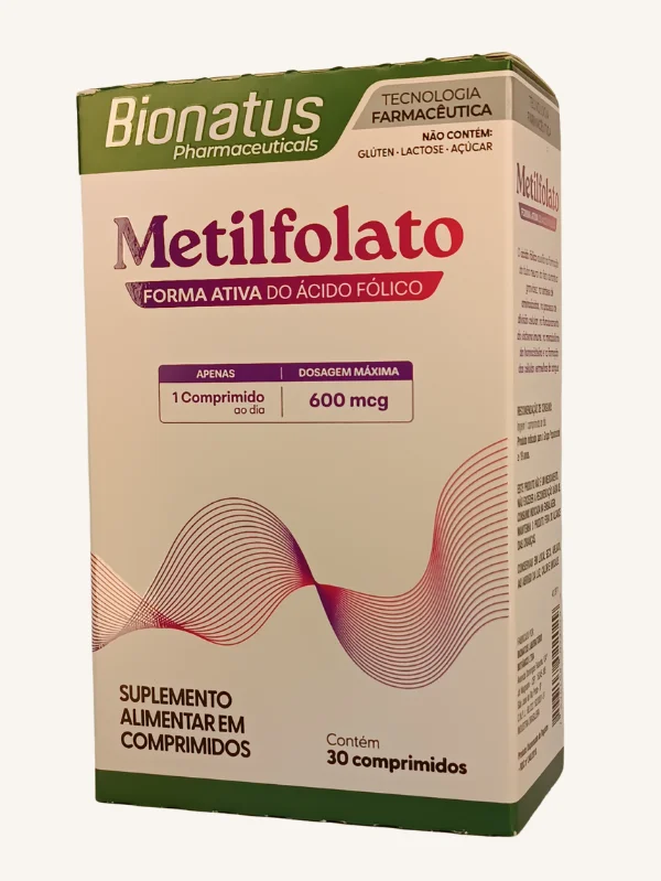 METILFOLATO FORMA ATIVA DO ÁCIDO FÓLICO 600MCG