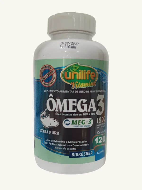 ÔMEGA 3 SELO MEG3 1200 MG