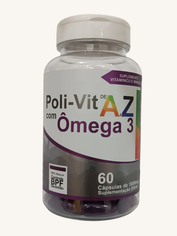 POLI VIT A-Z COM ÔMEGA 3